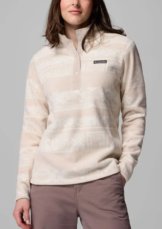Columbia Women's Benton Springs Printed 1/2 Snap Fleece Pullover sold by Prfo