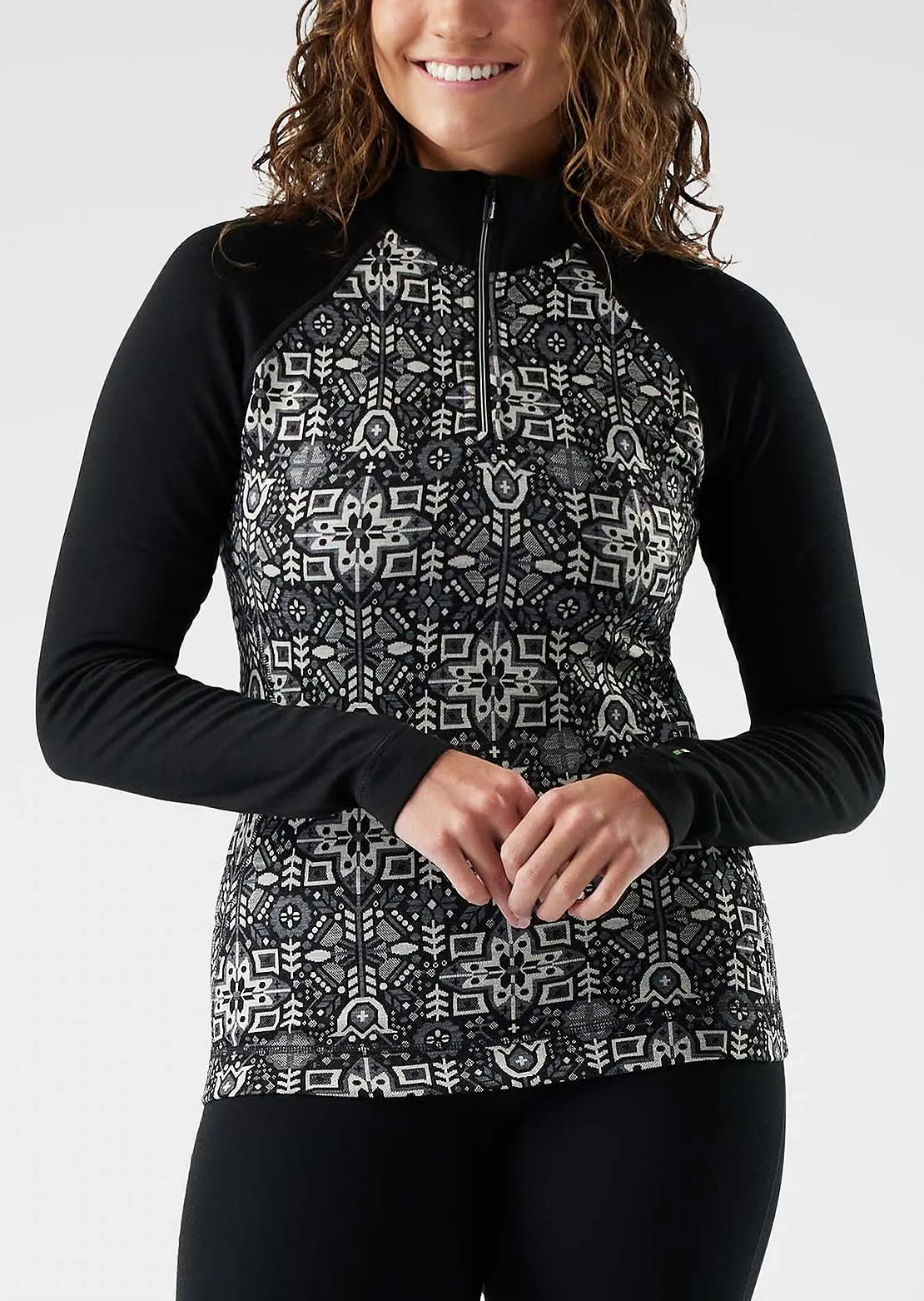 Smartwool Women's Classic Thermal Merino 1/4 Zip Base Layer Top sold by Prfo product image thumbnail 5