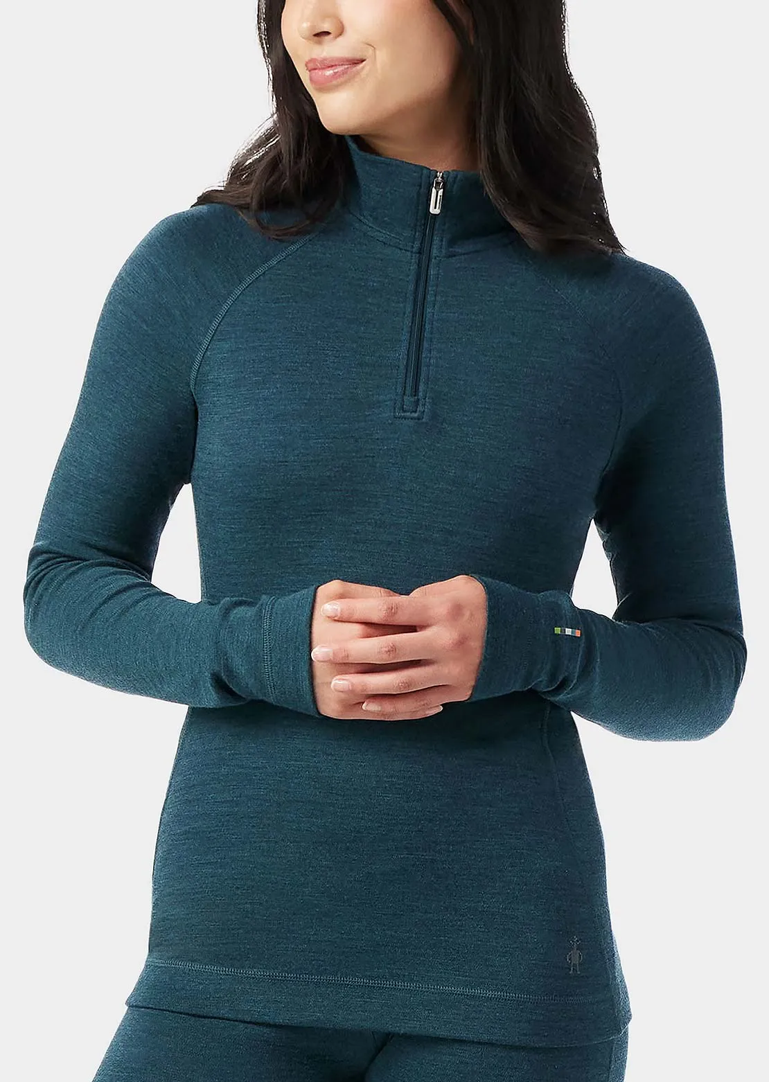 Smartwool Women's Classic Thermal Merino 1/4 Zip Base Layer Top sold by Prfo product image thumbnail 2