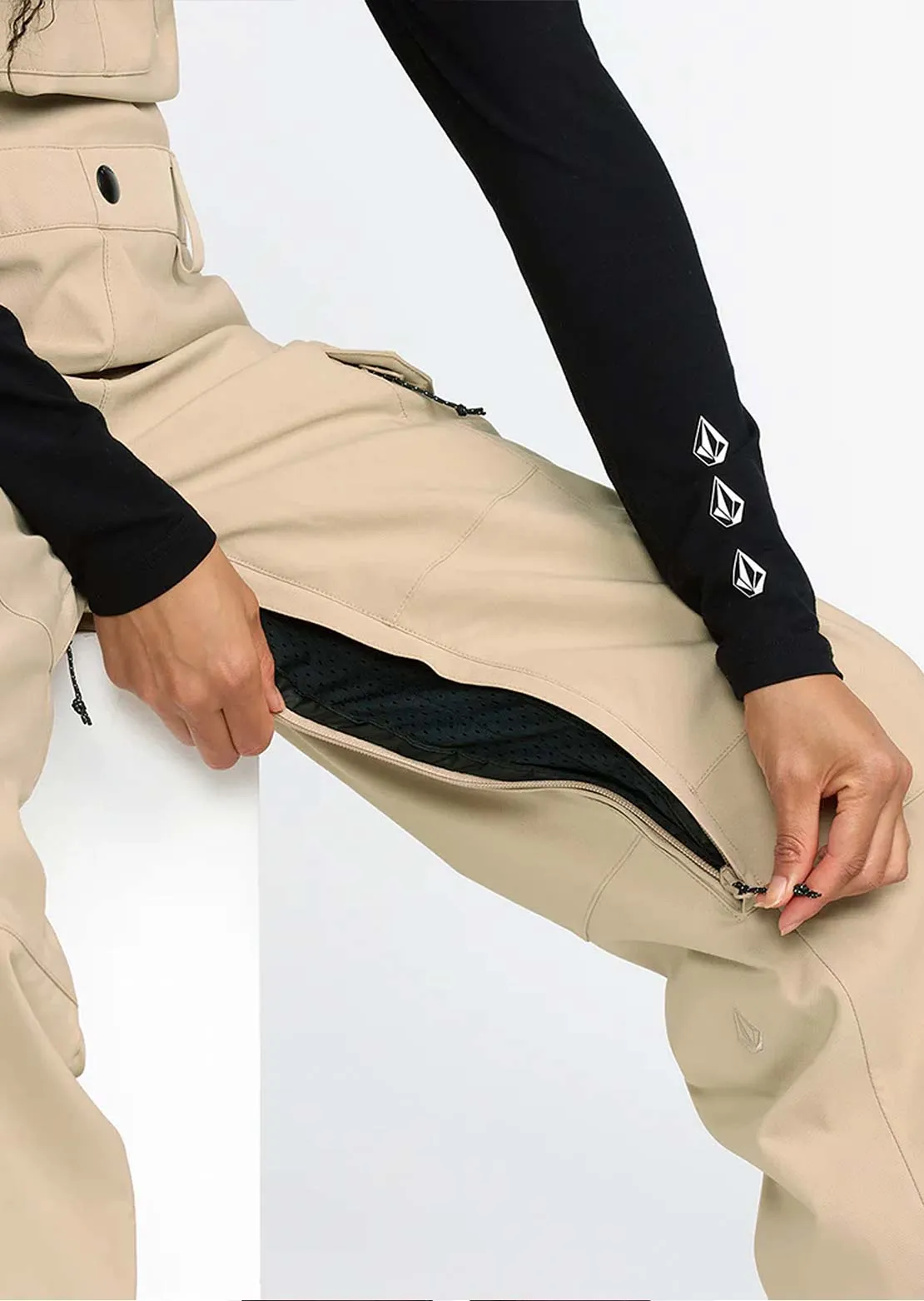 Volcom Women's Creston 3D Stretch Bib Overall Pants sold by Prfo product image thumbnail 4