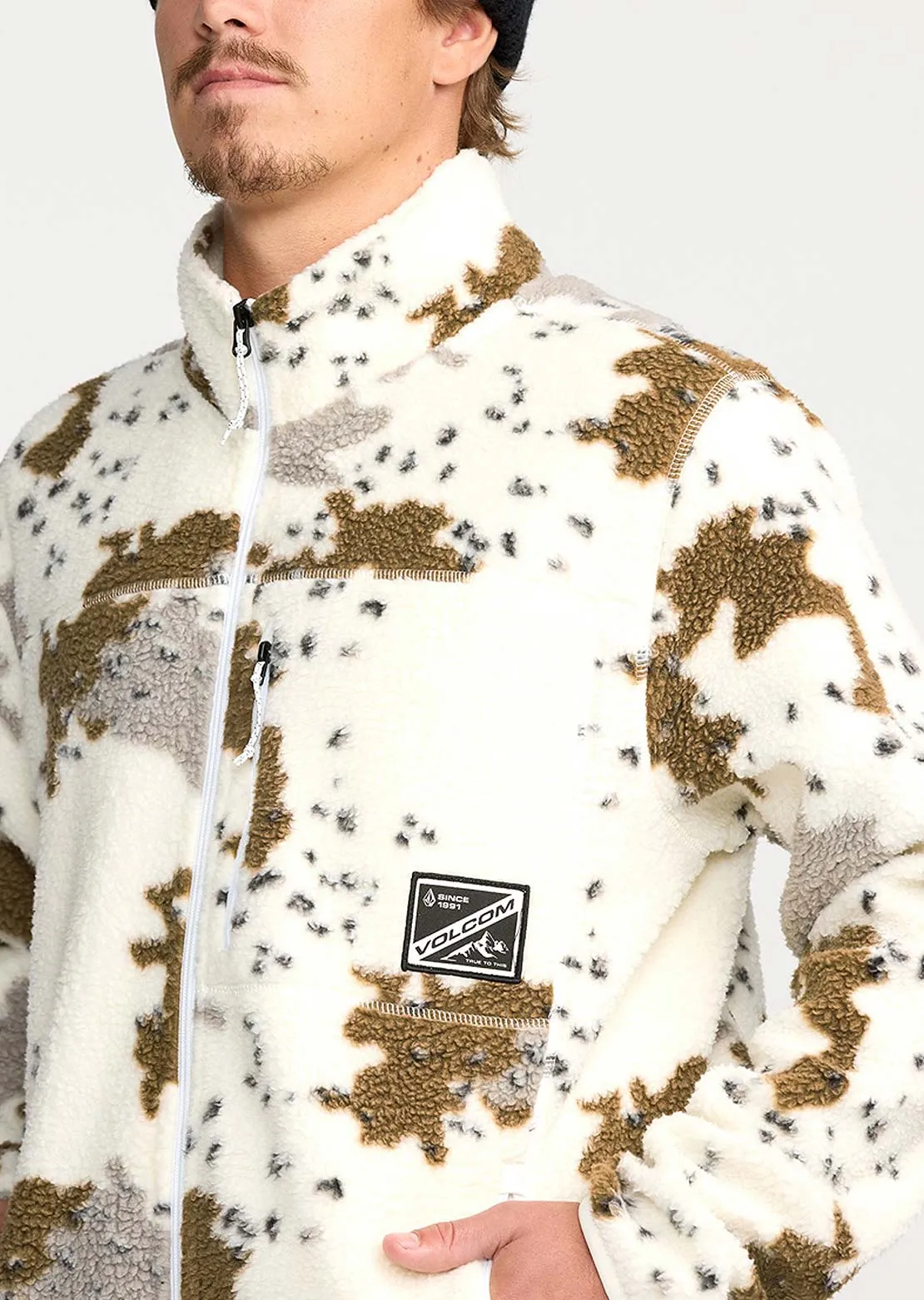 Volcom Men's Nelson Sherpa Full-Zip Fleece sold by Prfo product image thumbnail 4