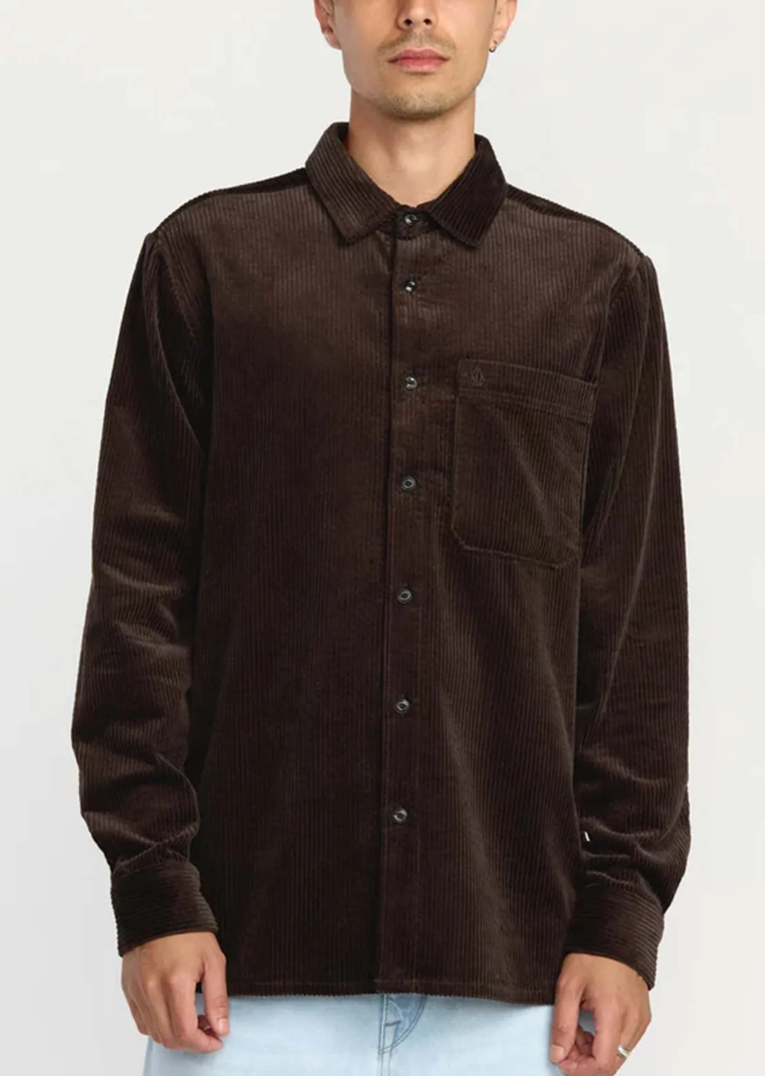 Volcom Men's Fostered Long Sleeve Button Up Shirt sold by Prfo product image thumbnail 3