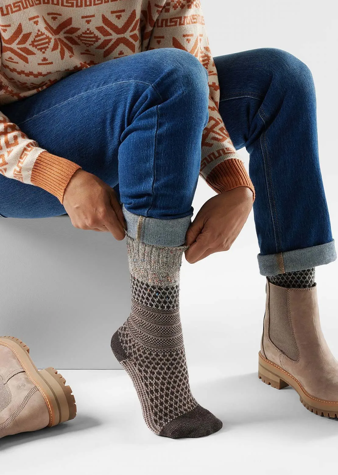 Smartwool Women's Everyday Cozy Popcorn Cable Crew Socks sold by Prfo product image thumbnail 4