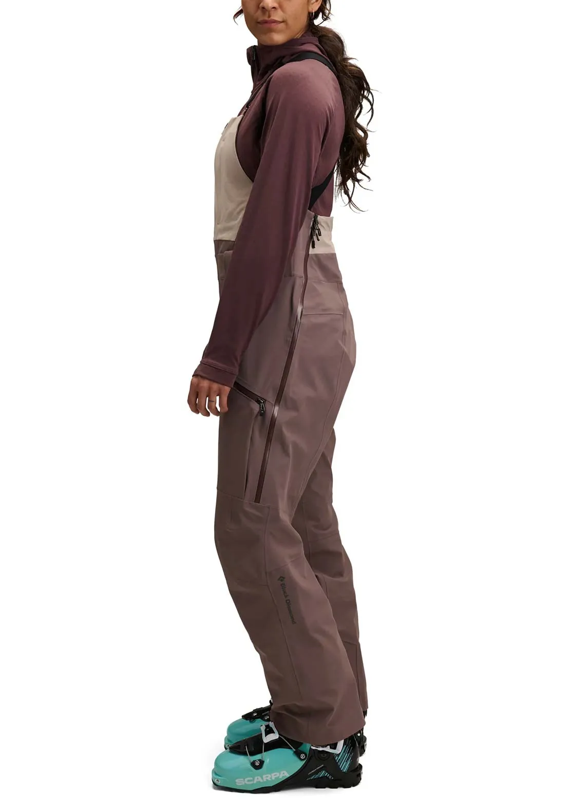 Black Diamond Women's Recon Stretch Bib Pants sold by Prfo product image thumbnail 3