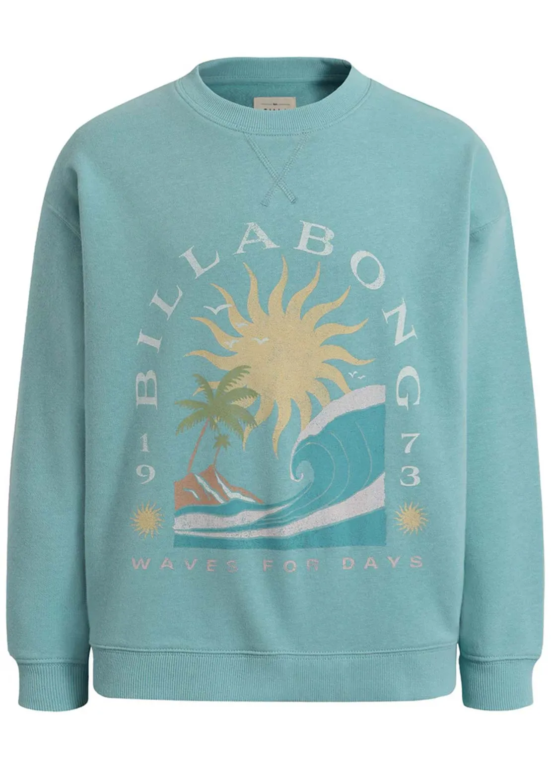 Billabong Junior Day Waves Crewneck Sweatshirt sold by Prfo