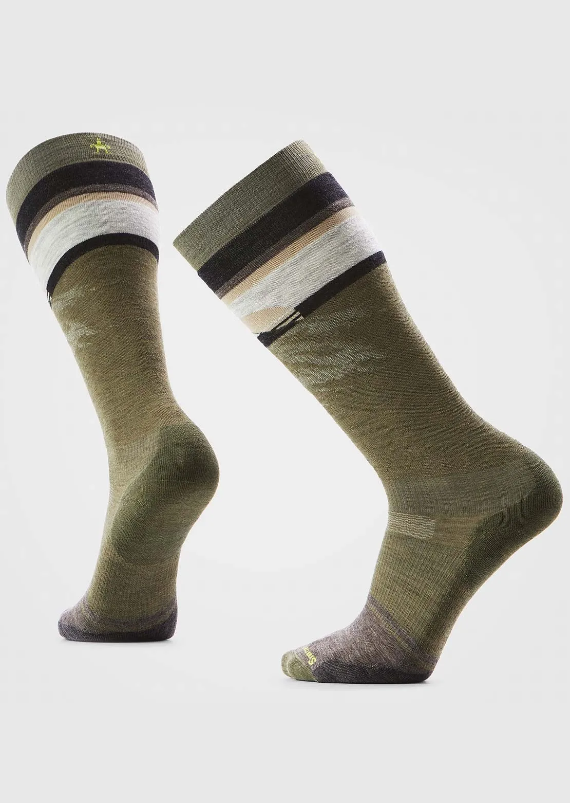 Smartwool Men's Snowboard Targeted Cushion Mountain Sunrise OTC Socks sold by Prfo