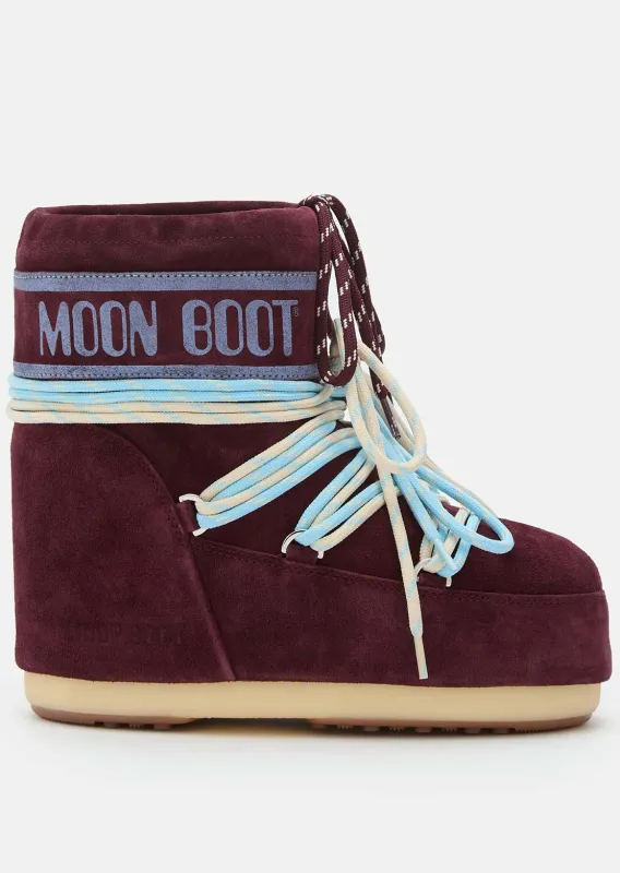 Moon Boot Unisex Icon Low Suede Laces Boots made by Moon Boot