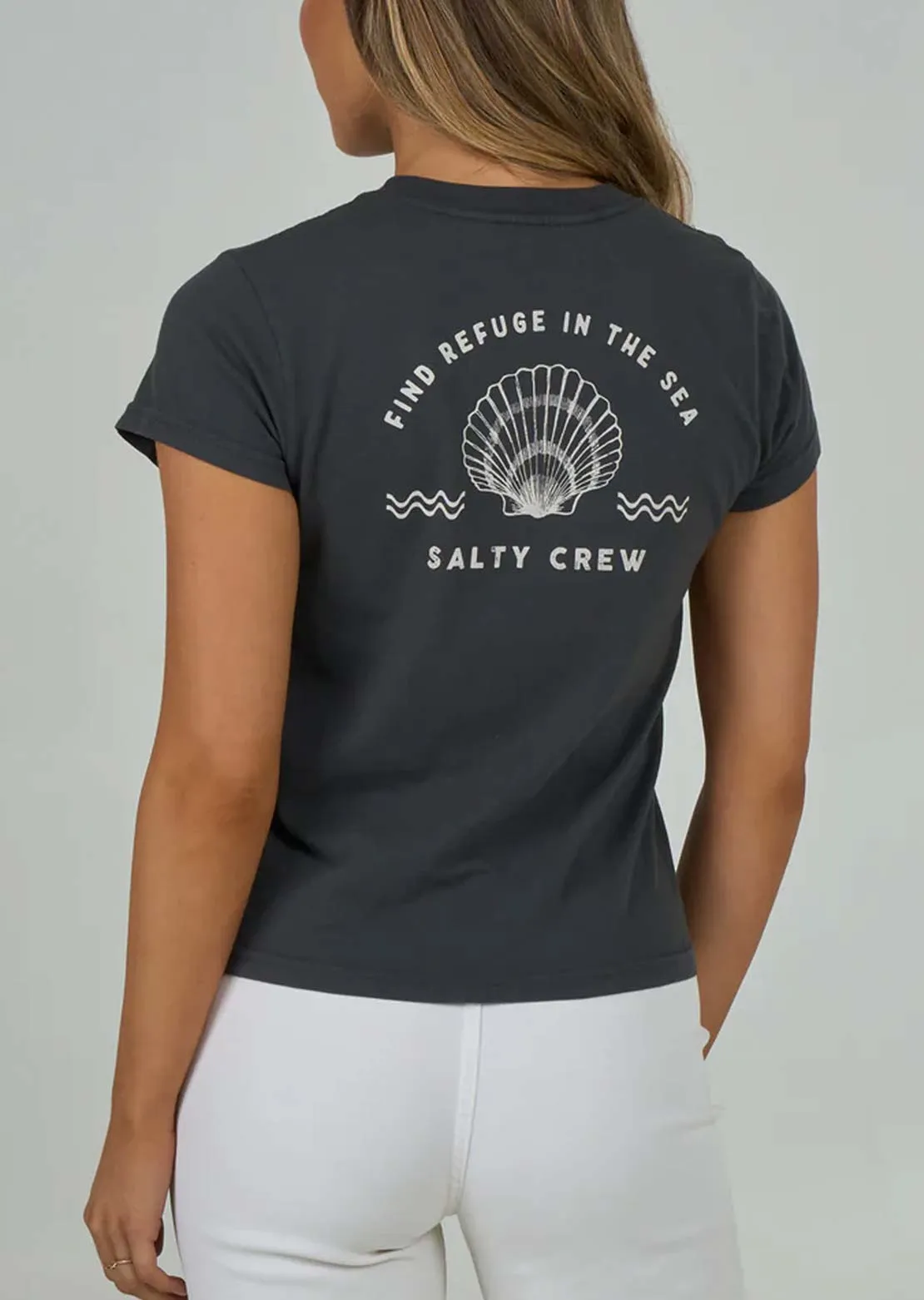 Salty Crew Women's Sunrise Shell Modern T-Shirt sold by Prfo product image thumbnail 2