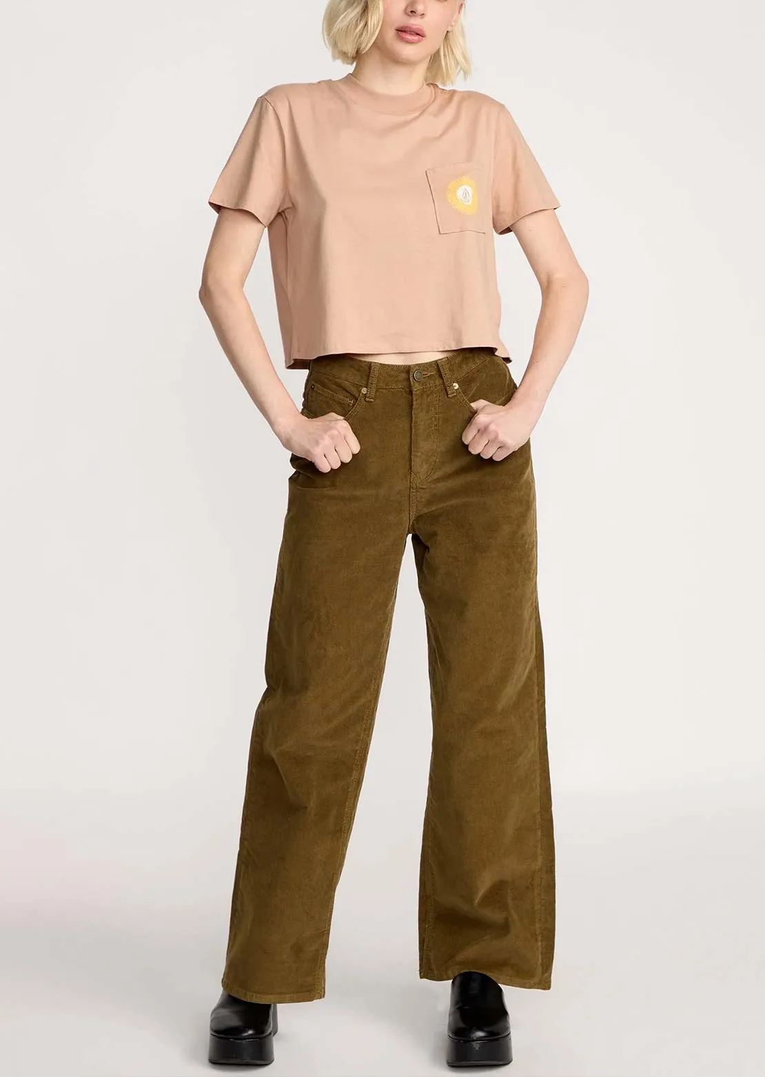 Volcom Women's Pocket Dial T-shirt sold by Prfo product image thumbnail 4