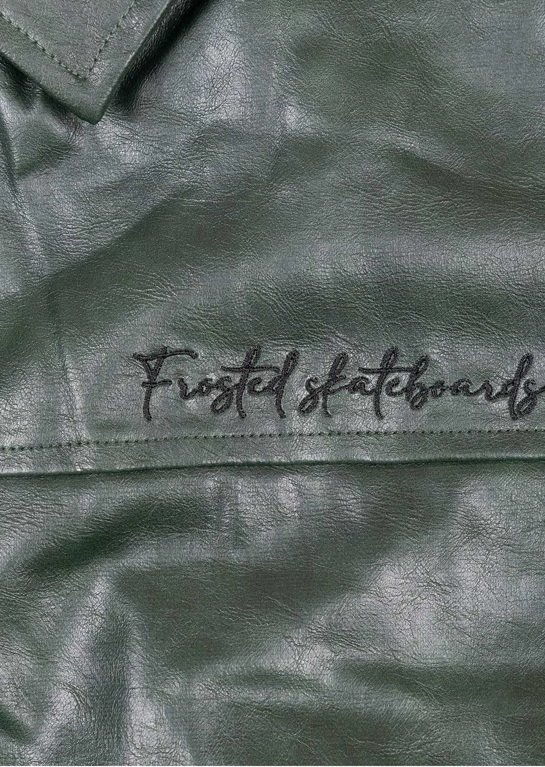 Frosted Men's Leather Jacket sold by Prfo product image thumbnail 4