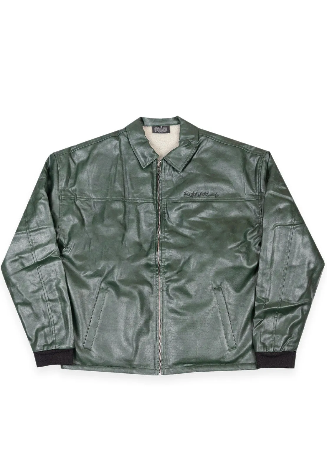 Frosted Men's Leather Jacket sold by Prfo