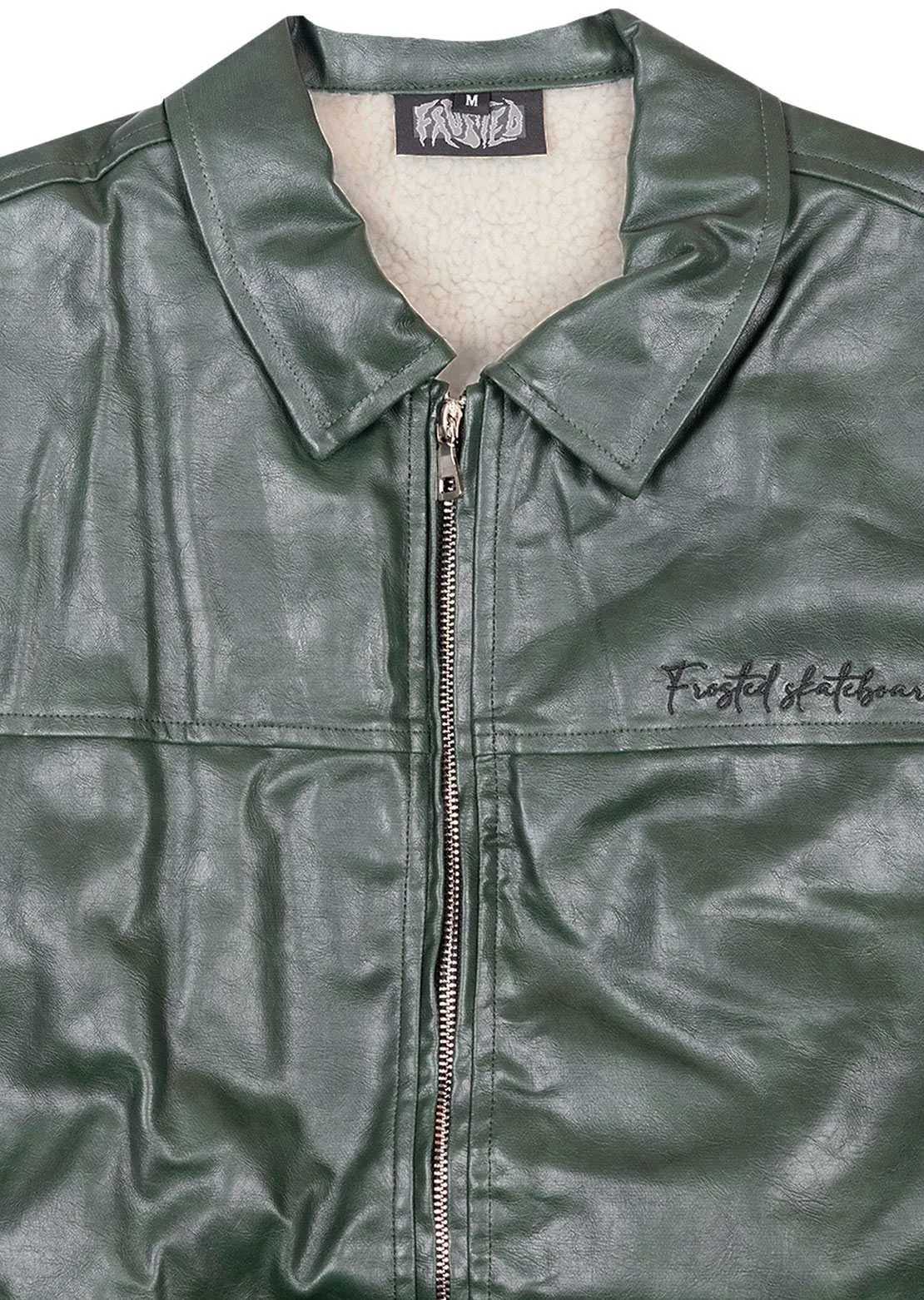 Frosted Men's Leather Jacket sold by Prfo product image thumbnail 3