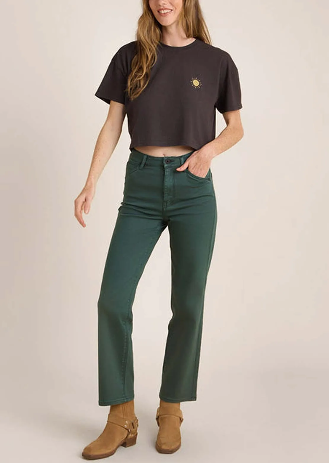 Roark Women's Seek Cropped Boxy T-Shirt sold by Prfo product image thumbnail 4