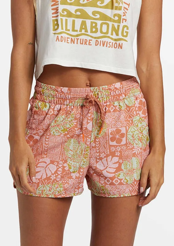 Billabong Women's New Adventure Printed Shorts made by Billabong
