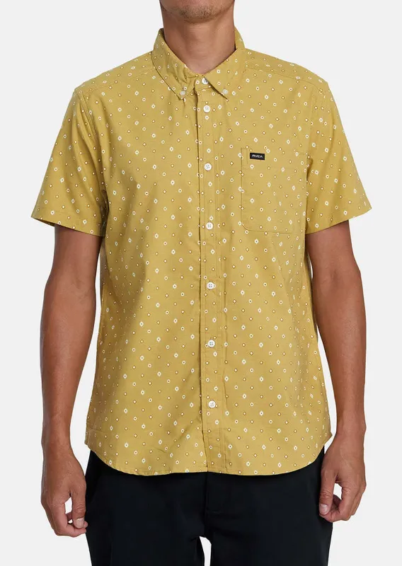 RVCA Men's Thatll Do Print Button Up Shirts sold by Prfo