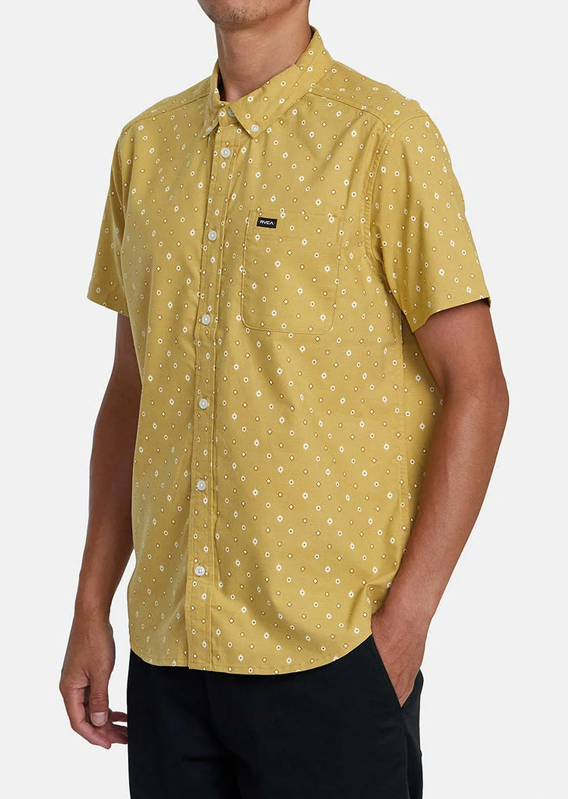 RVCA Men's Thatll Do Print Button Up Shirts sold by Prfo product image thumbnail 3