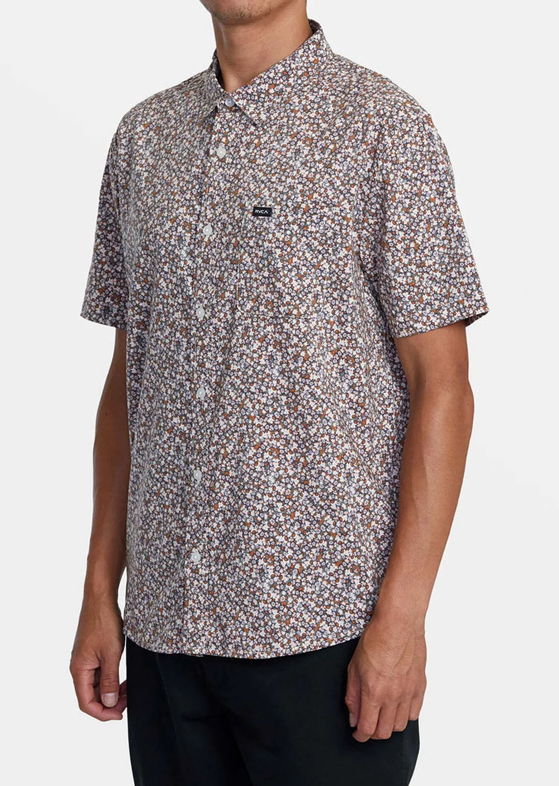 RVCA Men's Micro Garden Button Up Shirts sold by Prfo product image thumbnail 3