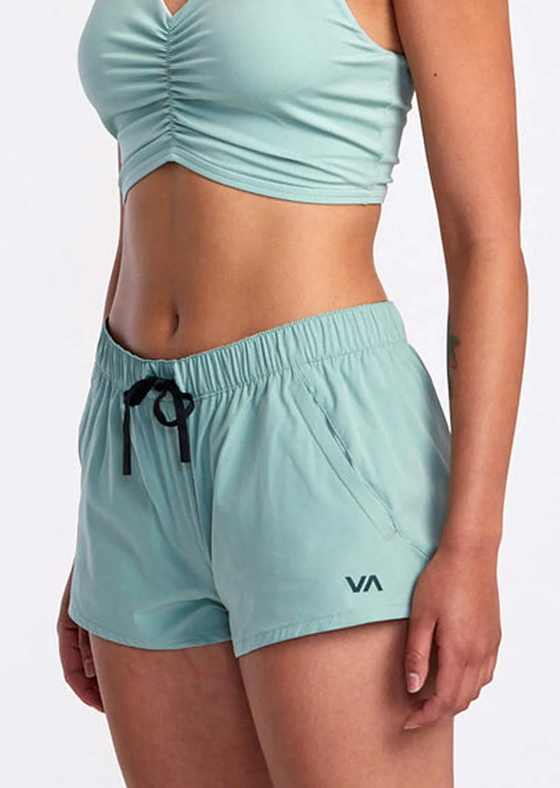RVCA Women's VA Essential Low-Rise Yogger Shorts sold by Prfo product image thumbnail 3