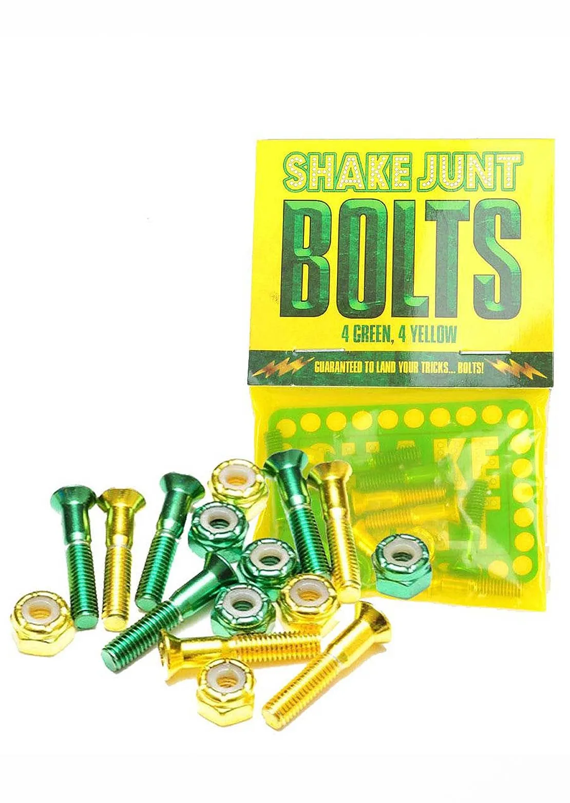 Shake Junt Green and Yellow 1'' Allen Bolts sold by Prfo