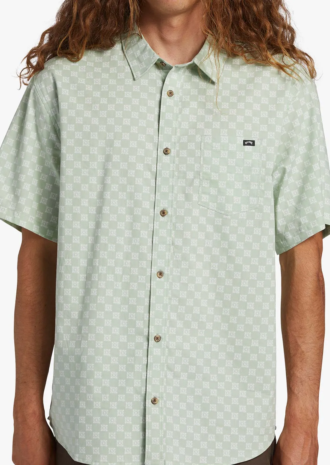 Billabong Men's Sundays Mini Button Up Shirt sold by Prfo product image thumbnail 5