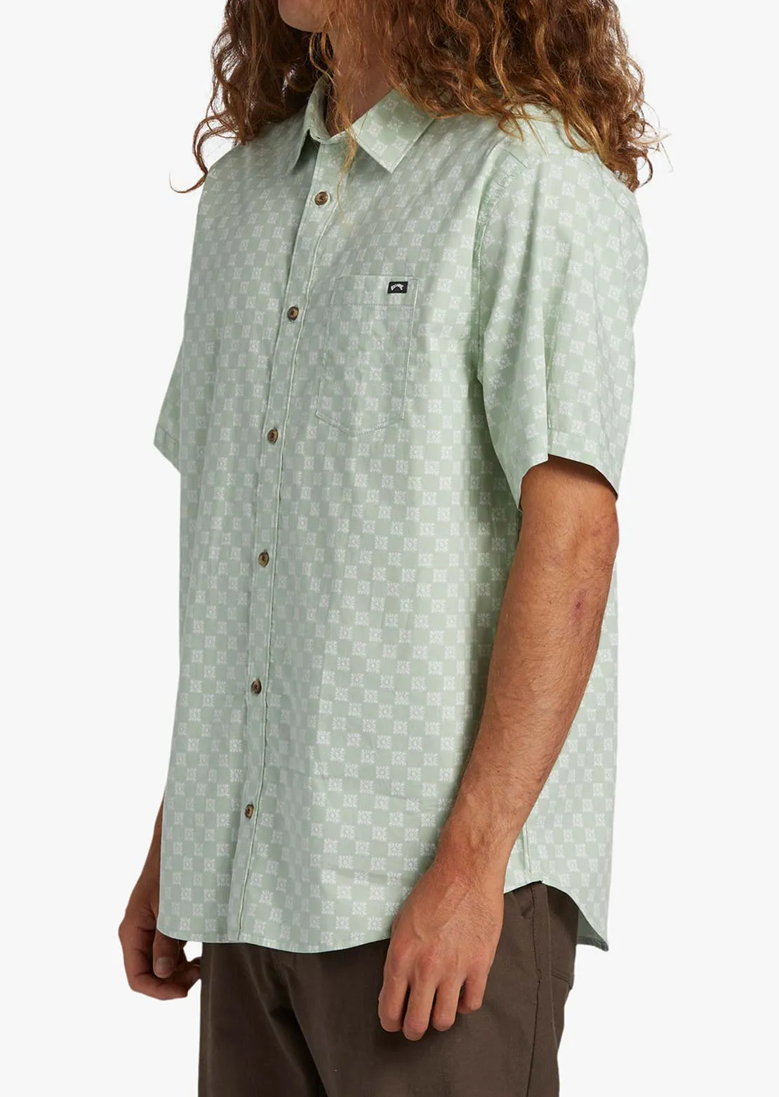 Billabong Men's Sundays Mini Button Up Shirt sold by Prfo product image thumbnail 2