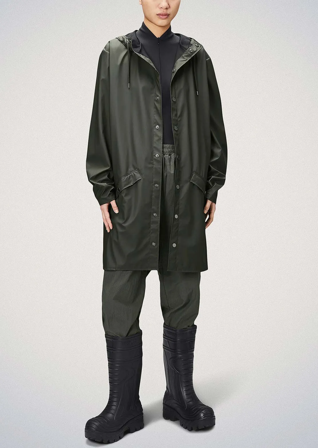 RAINS Unisex W3 Long Jacket sold by Prfo product image thumbnail 3