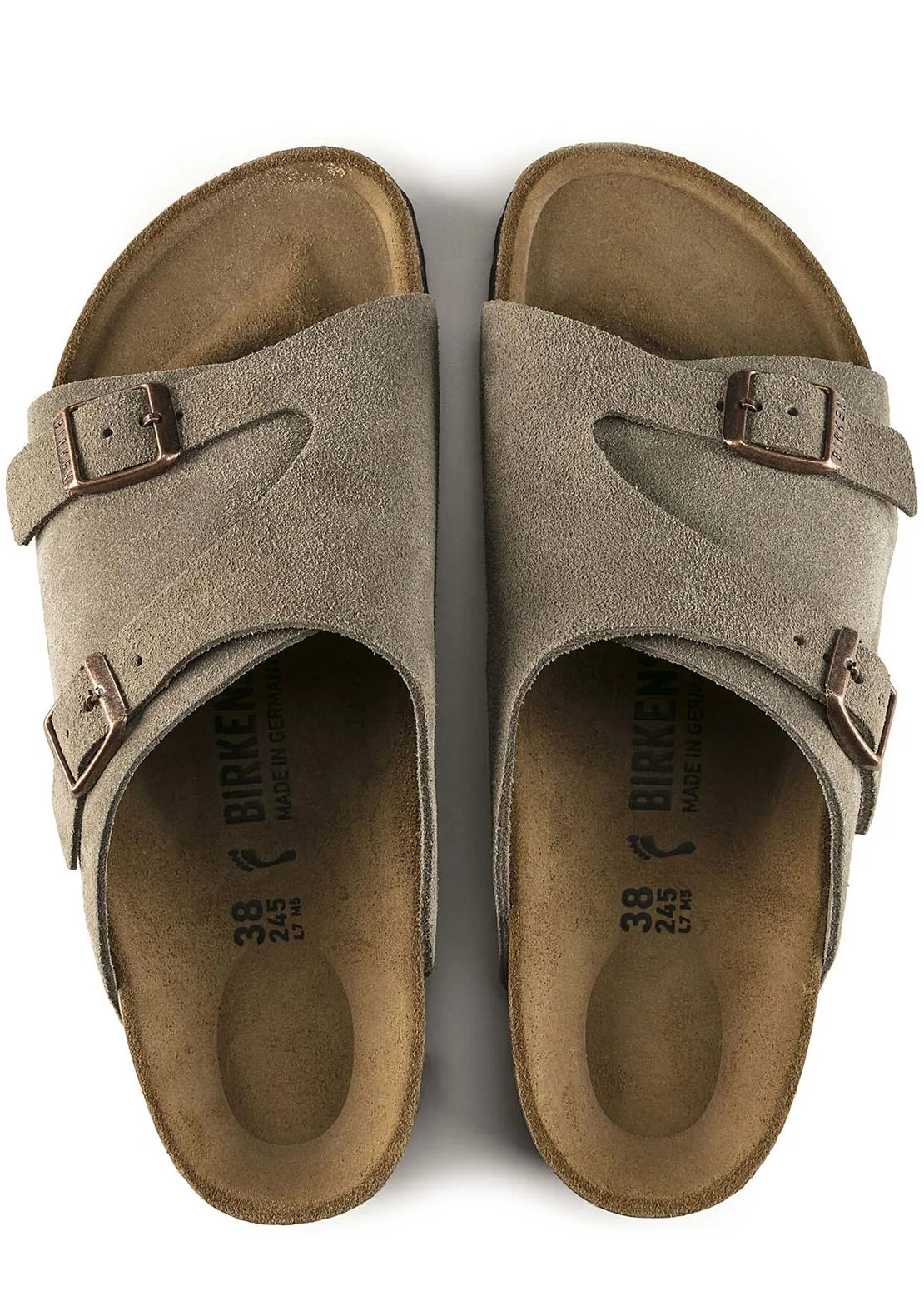 Birkenstock Men's Zurich Suede Regular Sandals sold by Prfo product image thumbnail 4