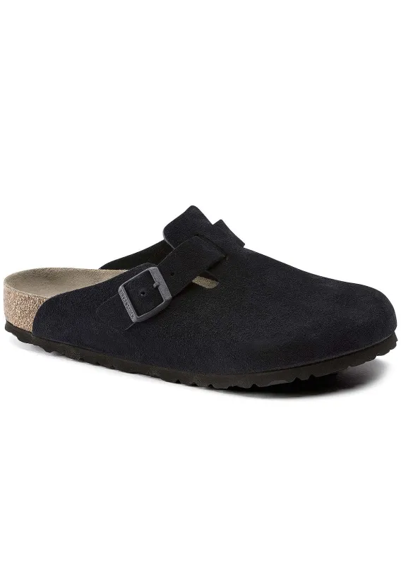 Birkenstock Unisex Boston Soft Suede R Footbed Sandals sold by Prfo