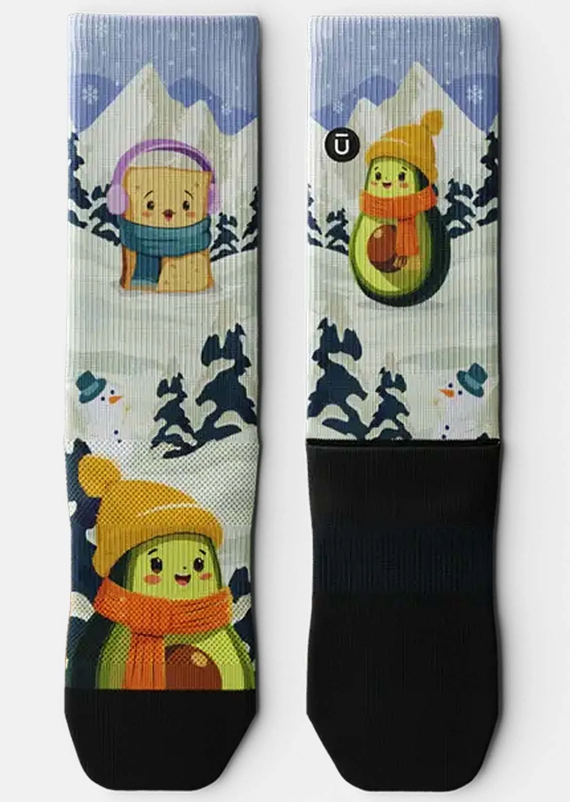 Outway Unisex Avo Toast Crew Socks sold by Prfo