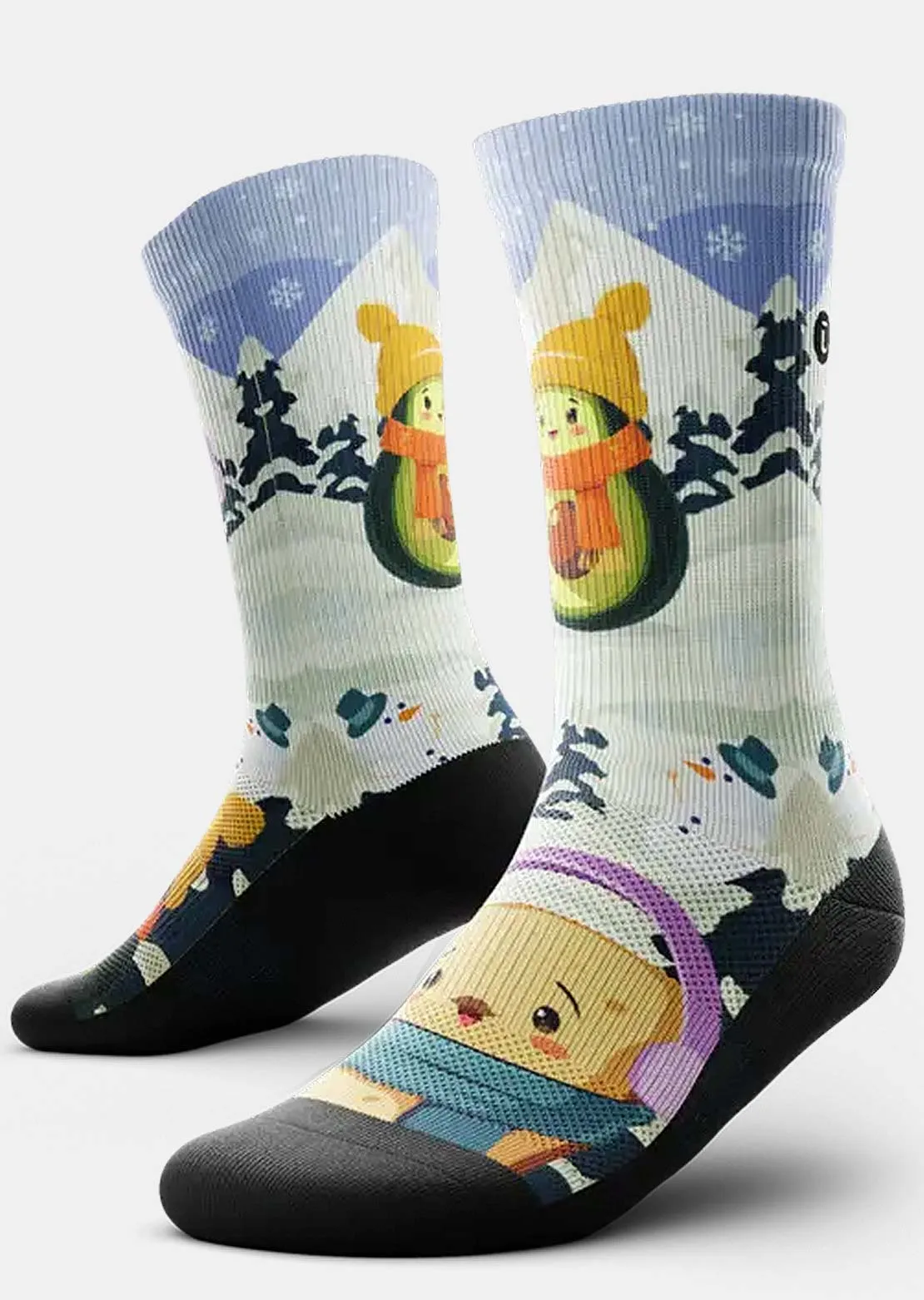 Outway Unisex Avo Toast Crew Socks sold by Prfo product image thumbnail 2