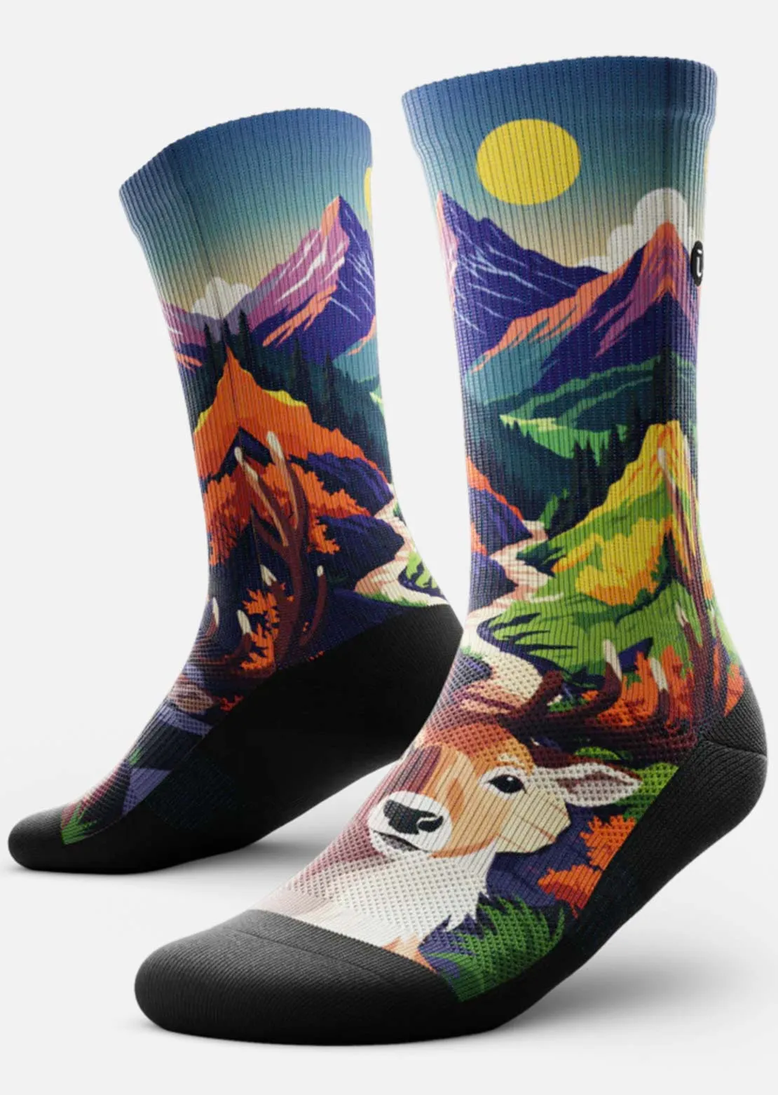 Outway Unisex Where Trails Begin Crew Socks sold by Prfo product image thumbnail 2