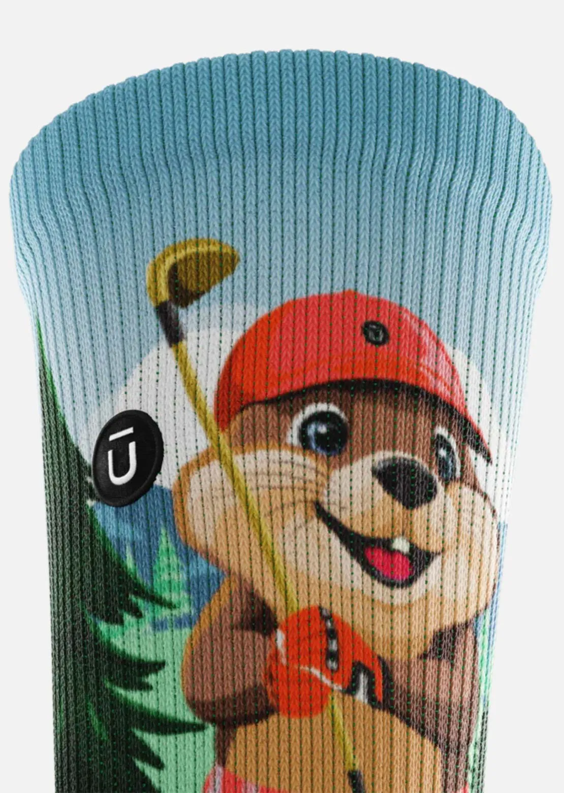 Outway Unisex Beaver Wood Crew Socks sold by Prfo product image thumbnail 4