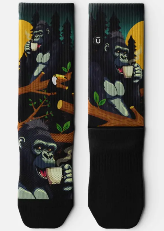 Outway Unisex Coffee is Life Crew Socks sold by Prfo