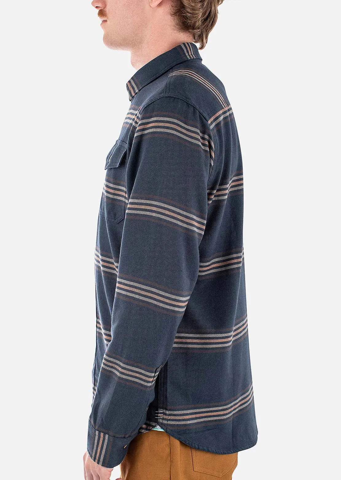 Jetty Men's Essex Oyster Twill Button Up Shirt sold by Prfo product image thumbnail 5