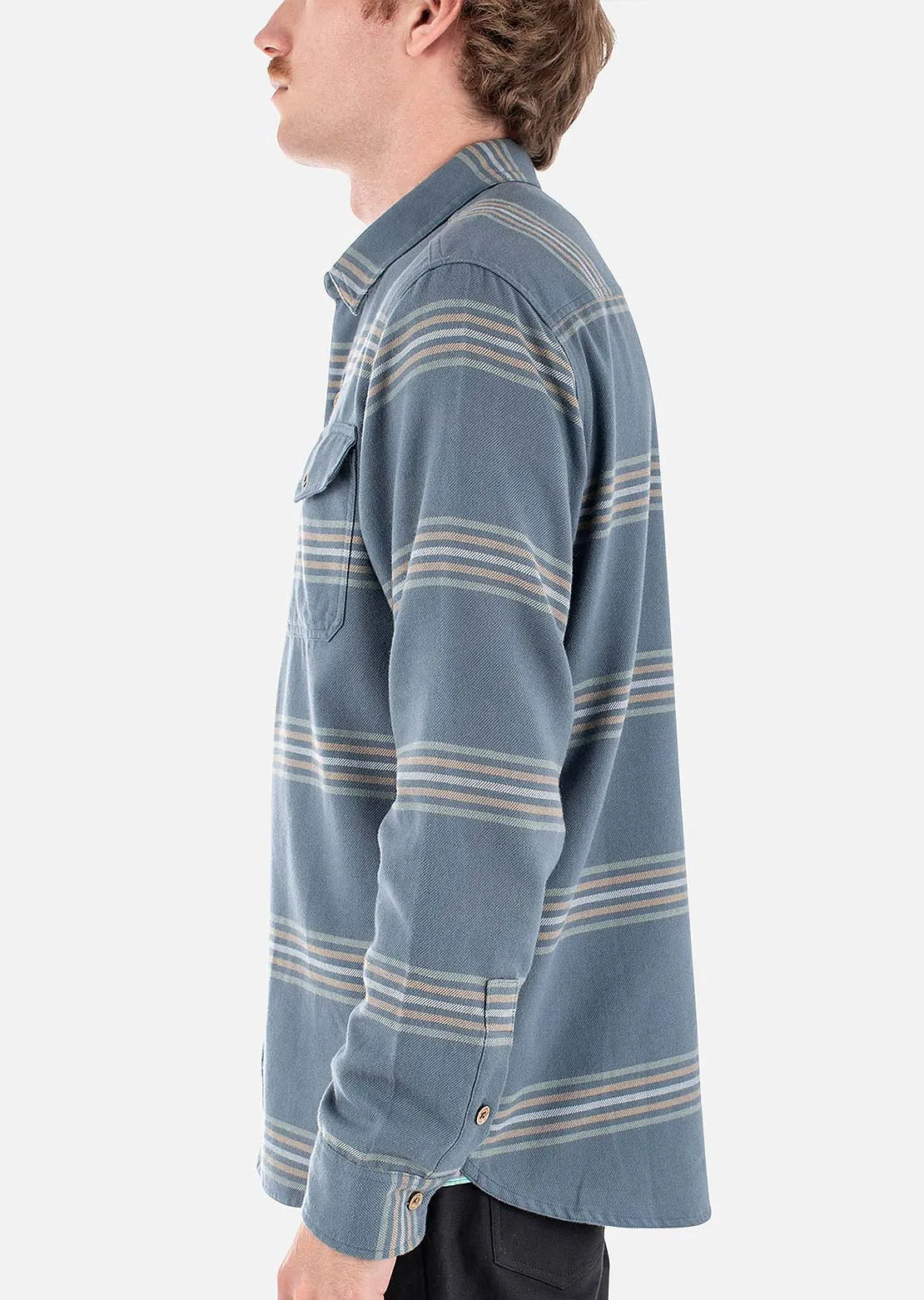 Jetty Men's Essex Oyster Twill Button Up Shirt sold by Prfo product image thumbnail 2