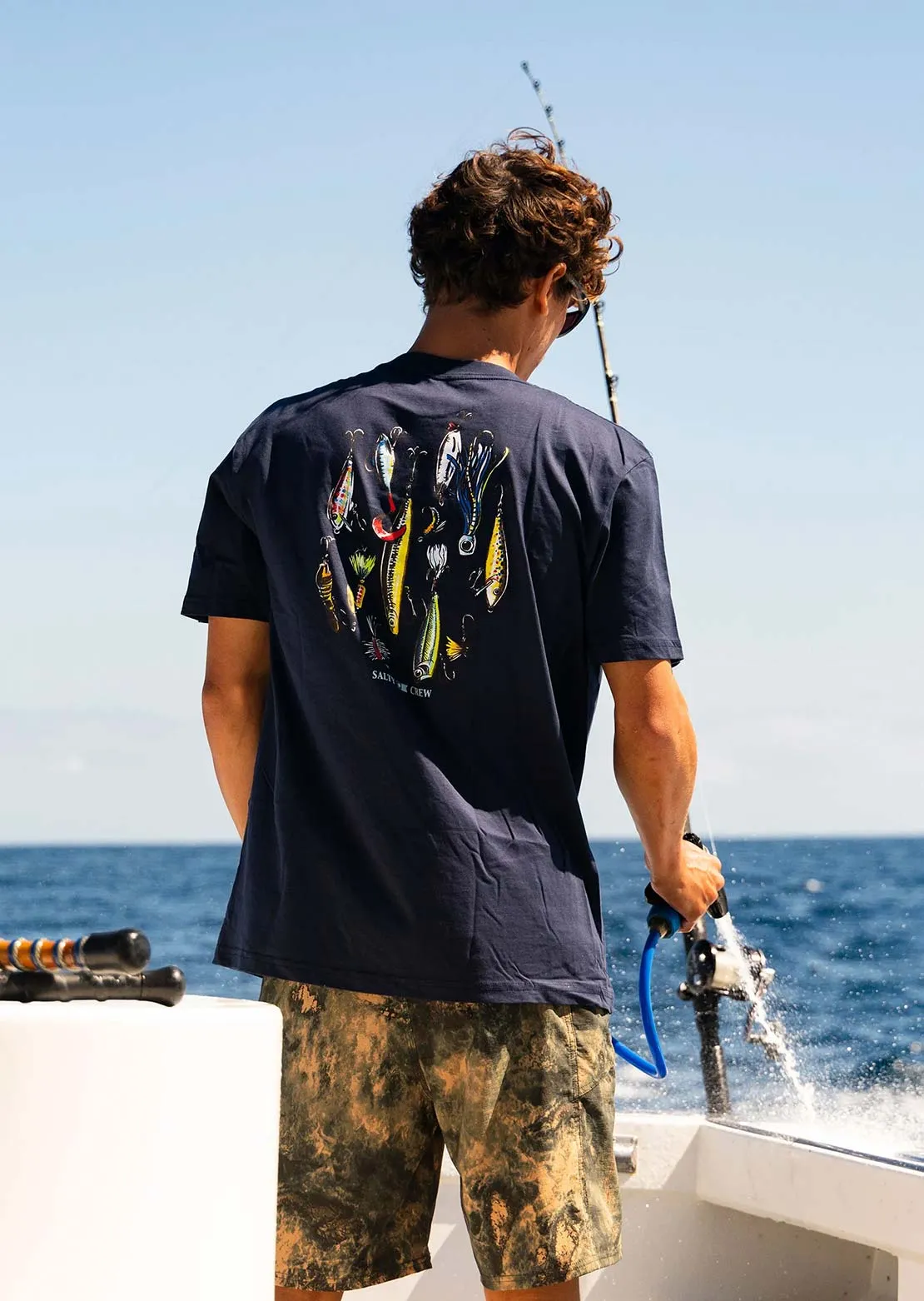Salty Crew Men's Lure Gear Classic T-Shirt sold by Prfo product image thumbnail 3
