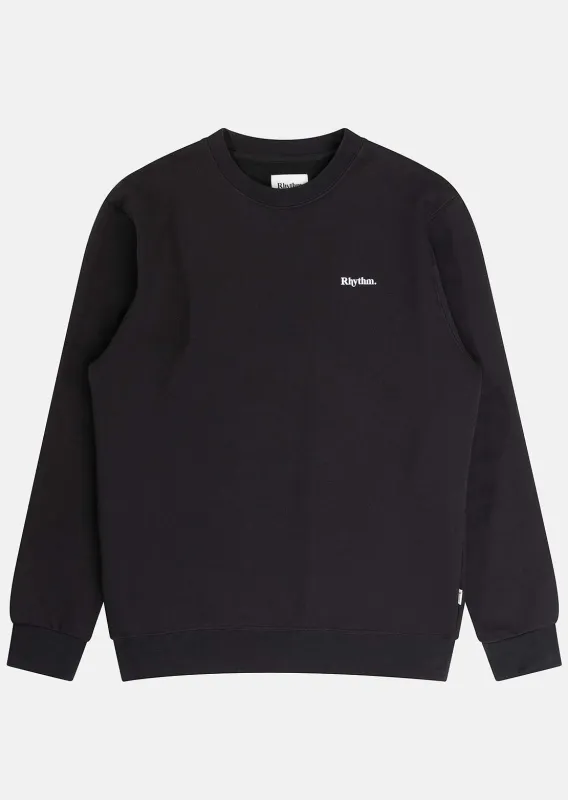 Rhythm Men's Brand Fleece Crewneck Sweater sold by Prfo