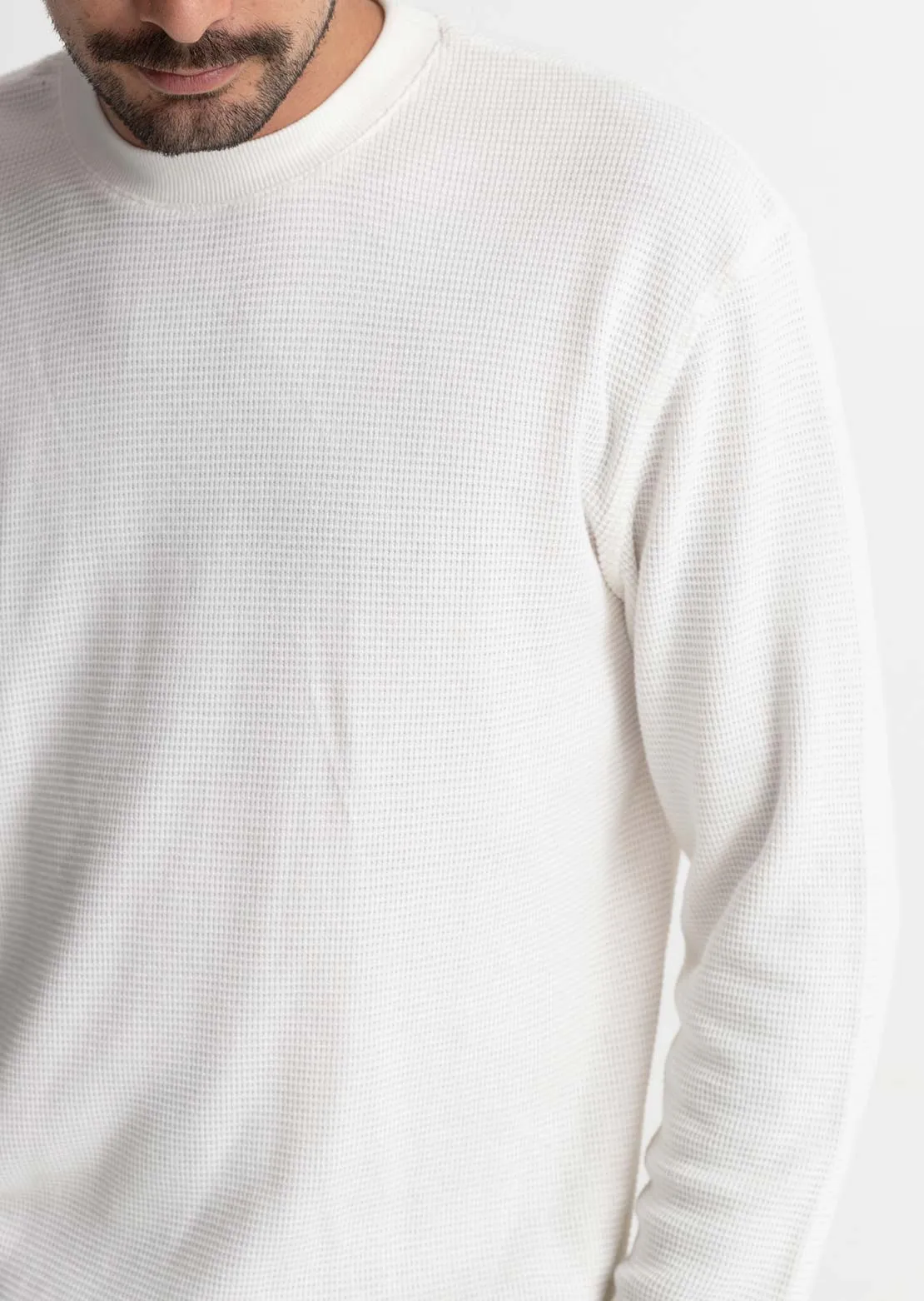 Rhythm Men's Classic Waffle Knit Sweater sold by Prfo product image thumbnail 5