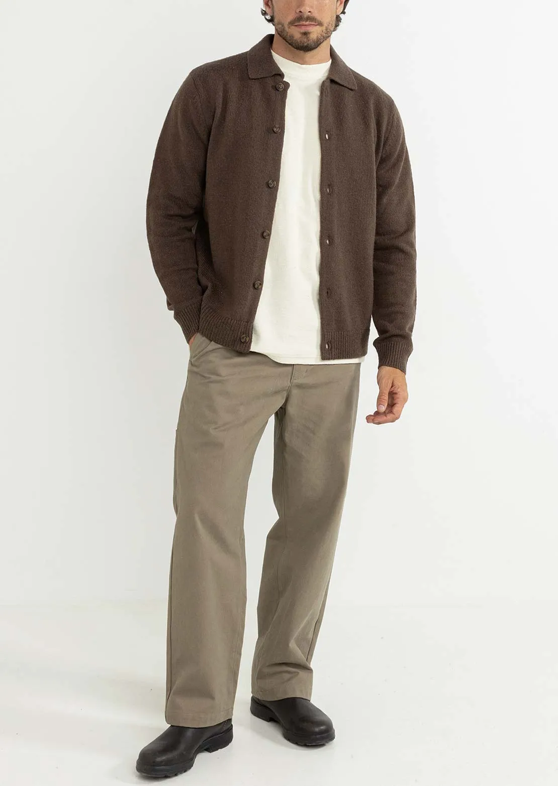 Rhythm Men's Mohair Knit Button Up Shirt sold by Prfo product image thumbnail 2
