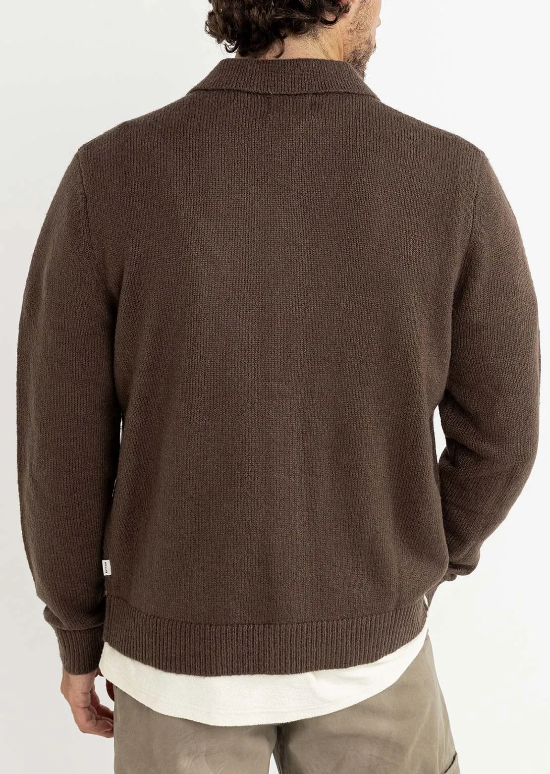 Rhythm Men's Mohair Knit Button Up Shirt sold by Prfo product image thumbnail 4
