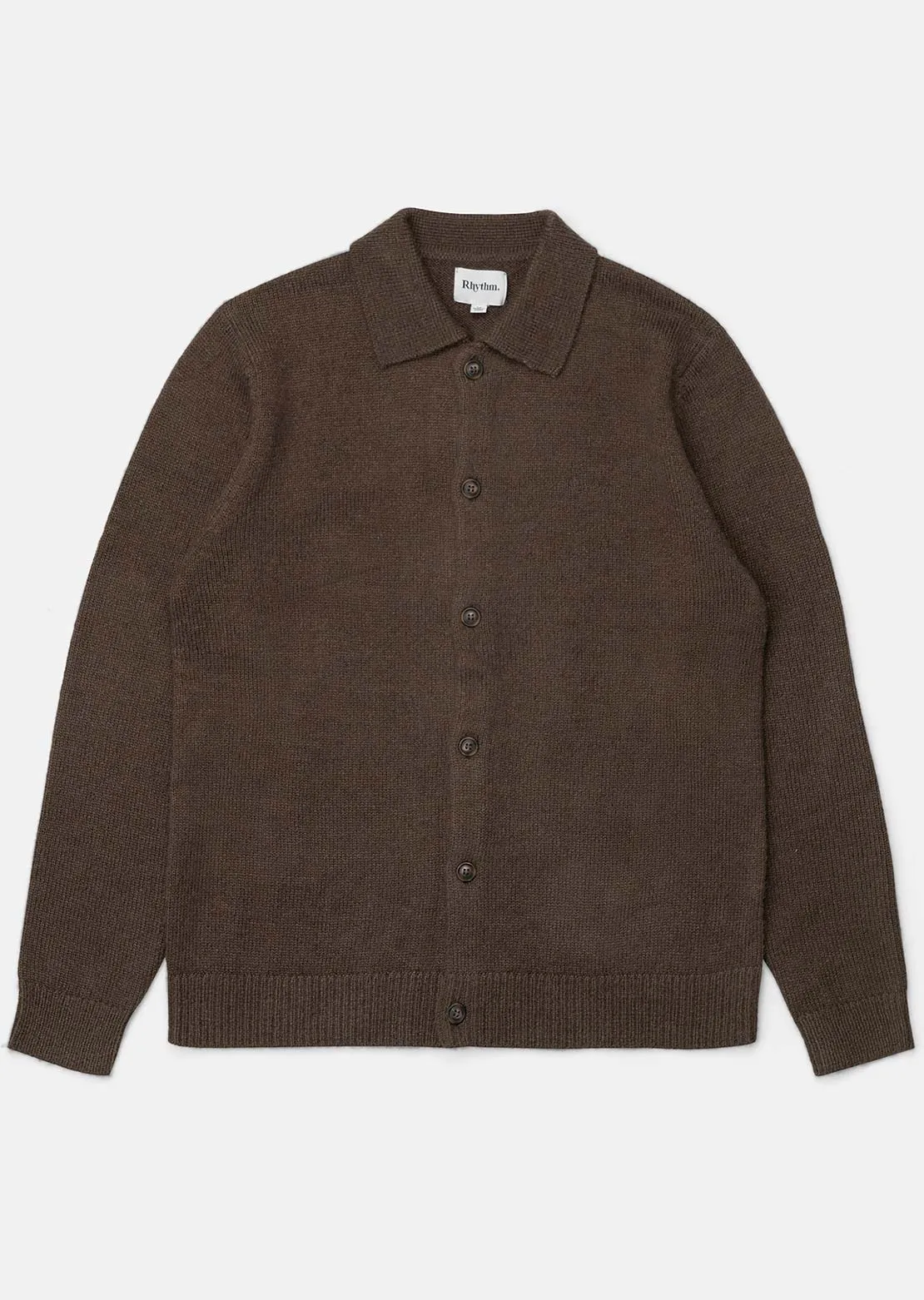 Rhythm Men's Mohair Knit Button Up Shirt sold by Prfo