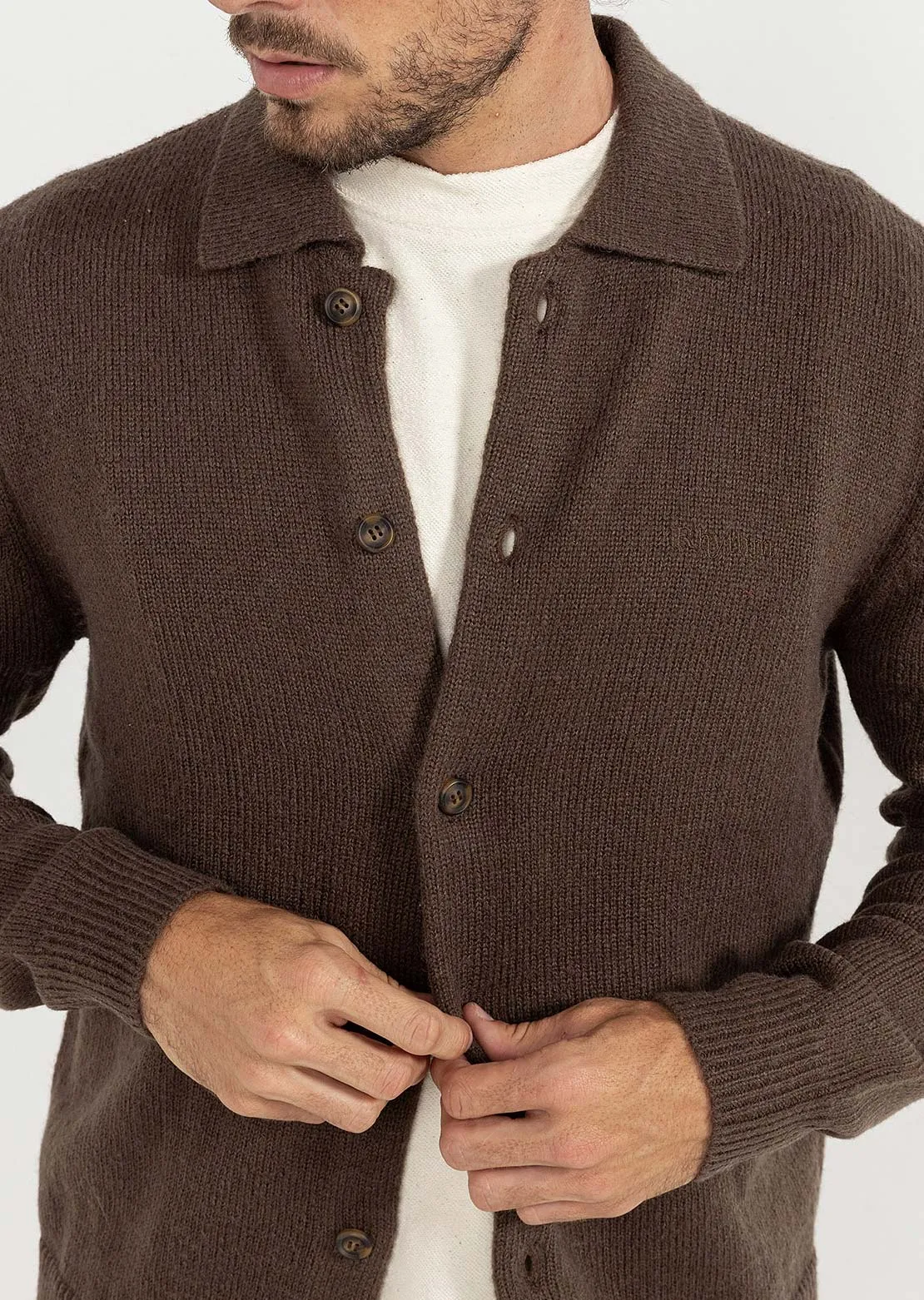 Rhythm Men's Mohair Knit Button Up Shirt sold by Prfo product image thumbnail 5