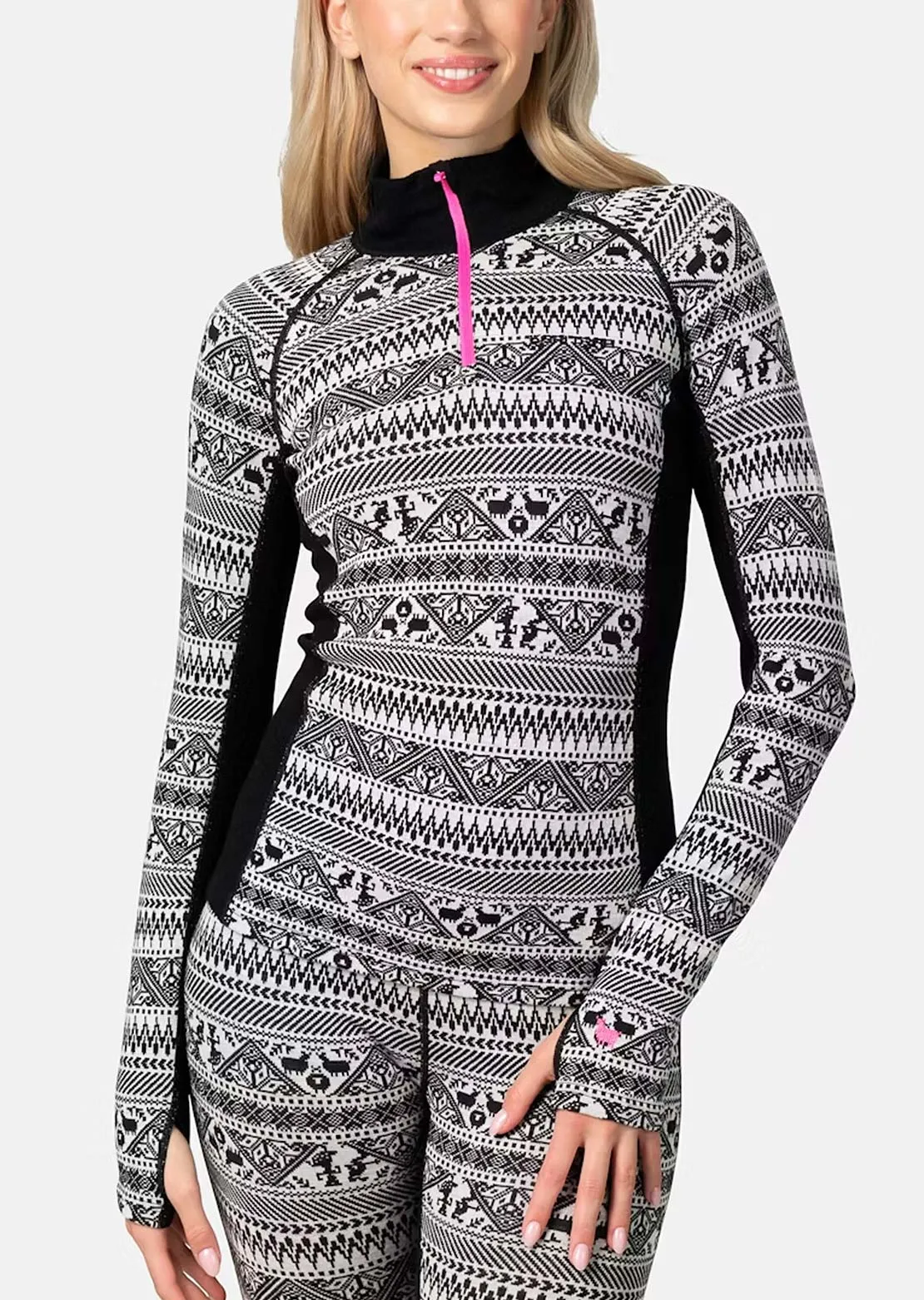 KARI TRAA Women's Tale Half-Zip Top sold by Prfo product image thumbnail 3