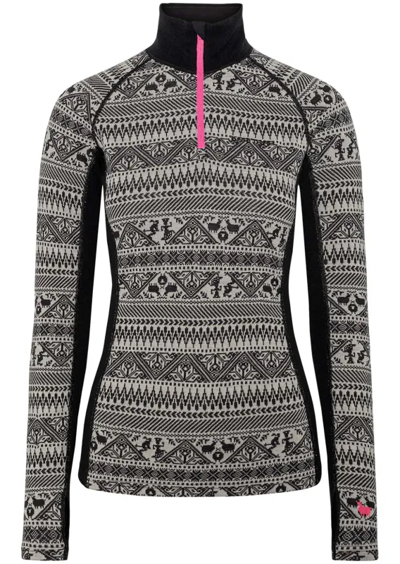 KARI TRAA Women's Tale Half-Zip Top sold by Prfo