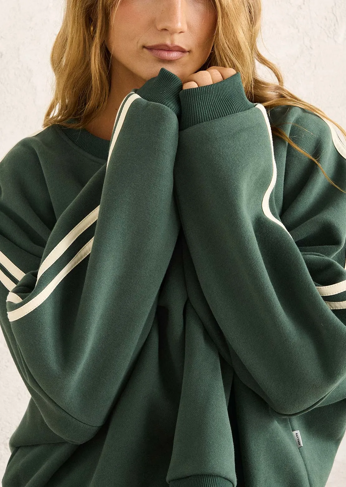 Rhythm Women's Contrast Sweatshirt sold by Prfo product image thumbnail 4