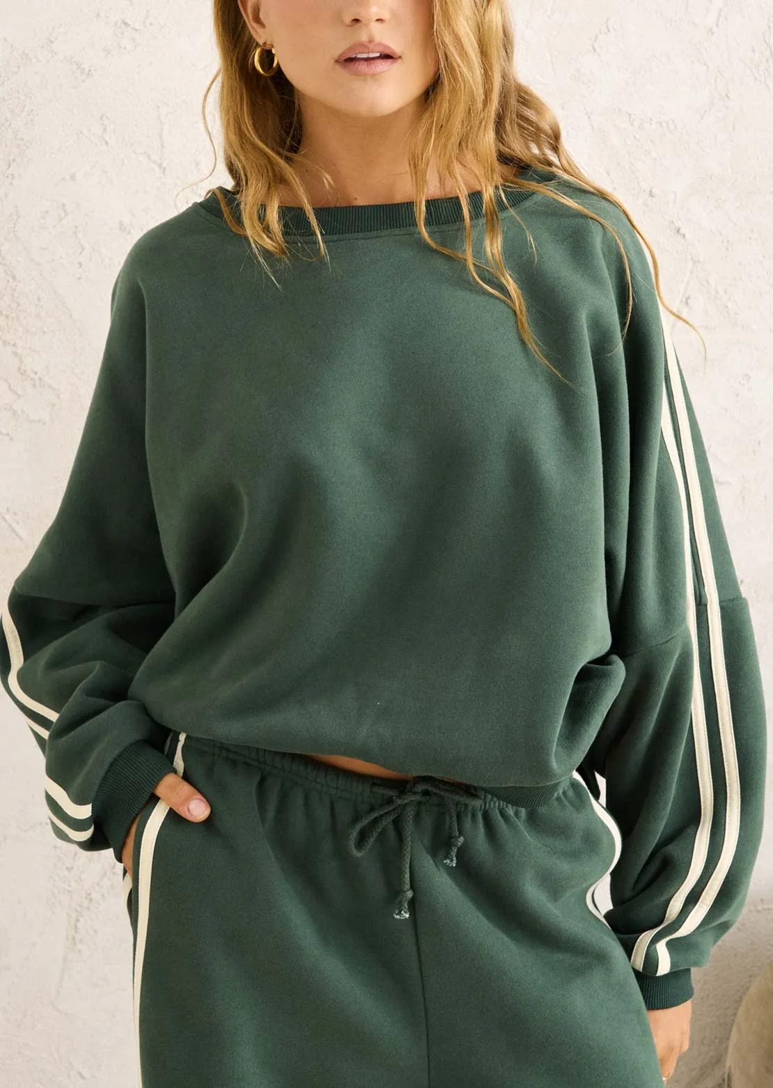 Rhythm Women's Contrast Sweatshirt sold by Prfo