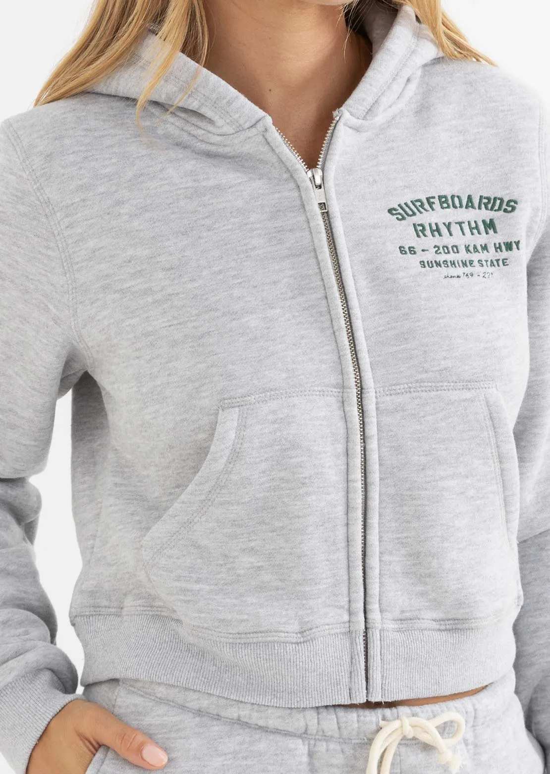 Rhythm Women's Surf Zip Through Fleece sold by Prfo product image thumbnail 4