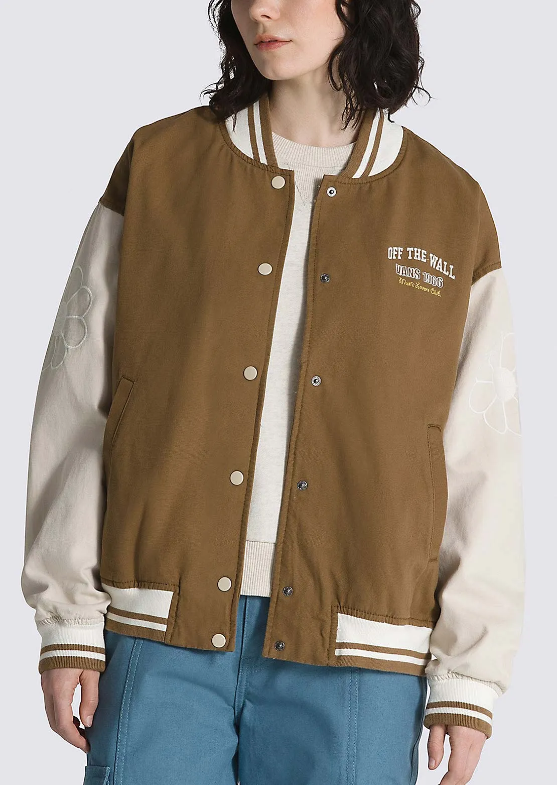Vans Women's Music Lovers Club Bomber Jacket sold by Prfo