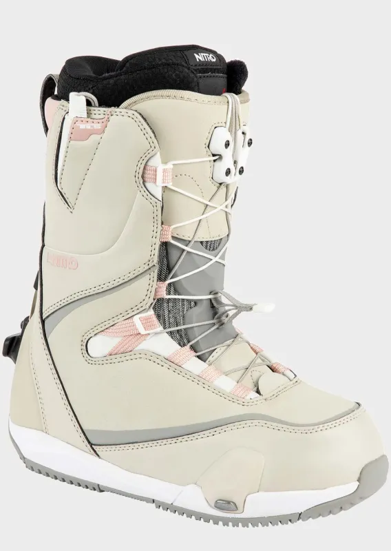 Nitro Women's Cave TLS Step On Snowboard Boots made by Prfo