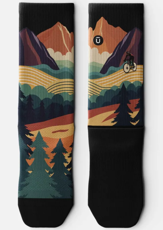 Outway Meandering Crew Socks sold by Prfo